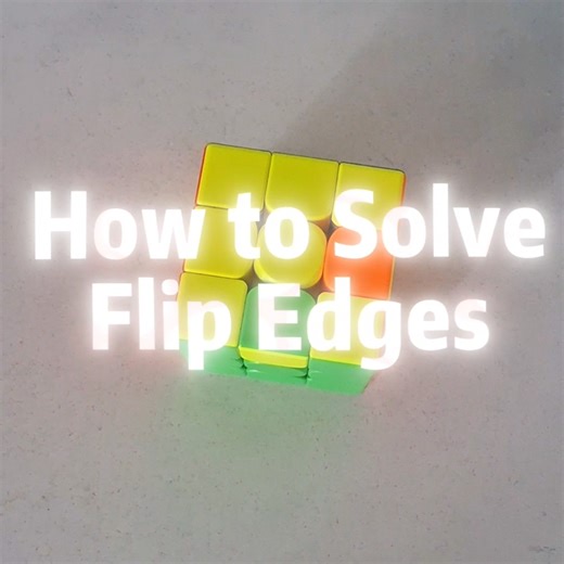 How to solve Flip Edges . by FTCubic . #rubikscube #global #youtubeshorts