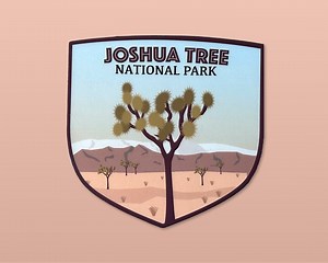 Joshua Tree National Park Sticker - High Quality Vinyl Sticker, Hiking, Camping, Outdoor, Adventure, National Parks - Etsy