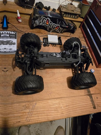 today we built the Arrma gorgon from a kit. it took longer than expected but heres to the first installment of RC car builds #rc #Arrma #Gorgon #RCcars