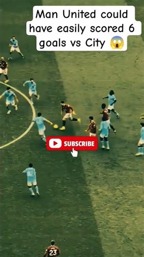 MAN UNITED DOMINATES CITY! 🔥 3 Goals DISALLOWED & Missed Chances | Derby Highlights #Shorts