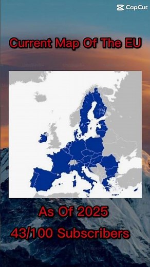 Current Map Of The EU! (2025)