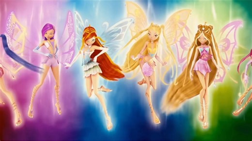 【3D】Winx全员Enchantix（仙女之翼、超仙灵女）英配中字变身