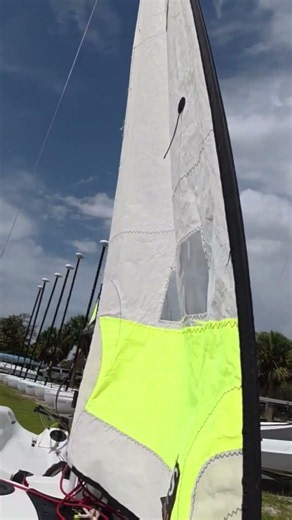 Sailing a RS Feva: getting out on the water is sometimes the biggest challenge of all