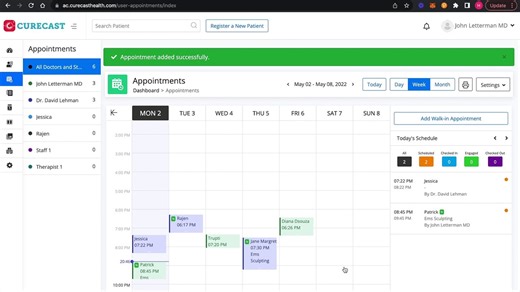 How to schedule a patient appointment?