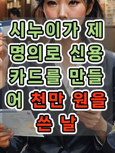 신용카드 사기, 가족 간의 갈등의 시련