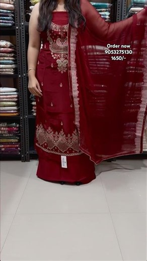 Boutique suit ❤️1650/-free shipping❤️ #new #trending #fashion #fancy #cotton #suit #fancy #banarasi