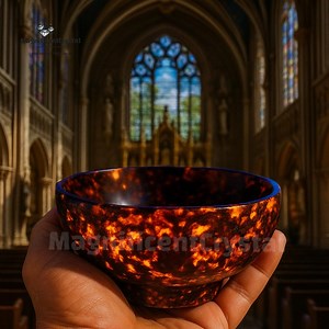 Yooperlite Stone Bowl: Fluorescent Crystal, Witchy Gothic Decor, Halloween Christmas Gift - Etsy