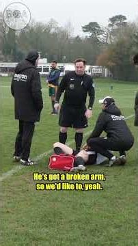 BROKEN HIS ARM REF! 🤕 #Shorts #BoAFC