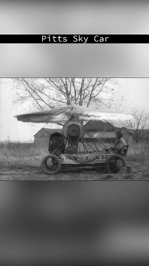 The Sky Car was invented by John W. Pitts, of Detroit, Michigan #skycar #johnpitts #1928 #ornithopter #aircraft #vintageaircraft #retrotech #techgeek