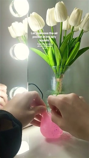 let's remove the air pocket at my jelly squish! #squishy #trending #viral #needoh #airbubble