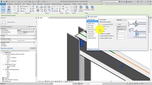 Videofilm: Načtení a umístění konstrukčního přípoje