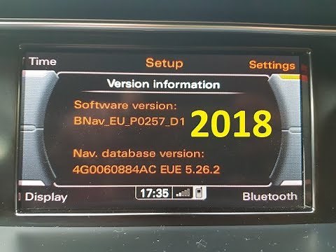 Audi MMI Maps 2018 update with activator