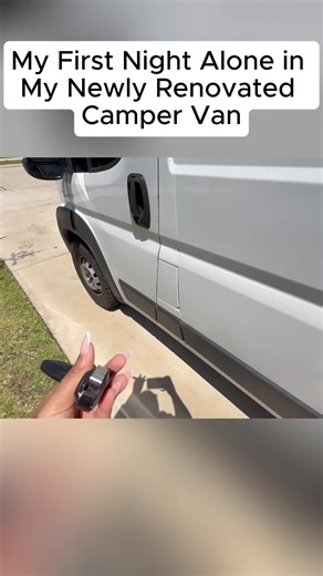 First Night in My Renovated Camper Van