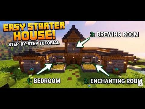 ​How to Build the ULTIMATE Starter House! | Minecraft Step-by-Step Tutorial