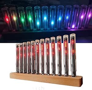 Music Spectrum Display, Sylvia Music Spectrum Display, Colorful Music Rhythm Light Bar Audio Spectrum Analyzer Display (1Pc)