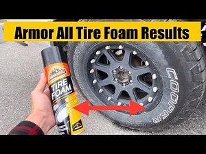 How To Use Armor All Tire Foam Results