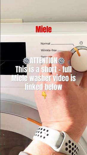 Miele W1 WWF060 Service Mode and Hidden Error Codes F62 F104 F16 F92 (Appliance Fix Lab Winnipeg)