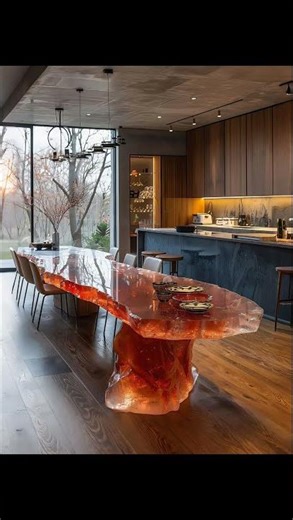 🔥 Luxury Acrylic Resin Dining Table | Modern Art Furniture That Transforms Your Space