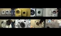 Mix of 8 videos from youtube : Whichwasher2007 Testing washing machines and dryers 33 to 40