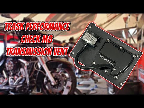 Trask Performance Check M8 Transmission Vented Transmission Top Cover Harley Davidson M8