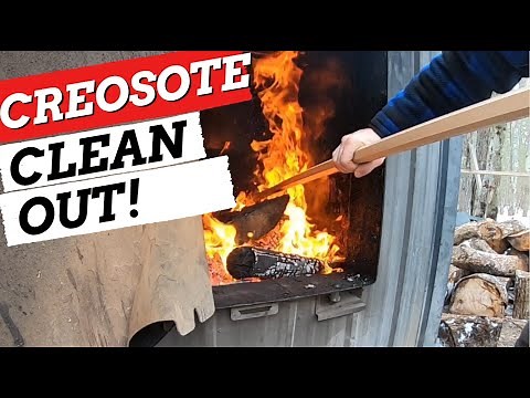 CREOSOTE Clean Out | Outdoor Wood Boiler!