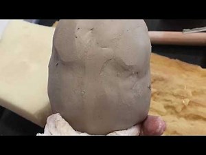 Hand Building a Dog's Head in Ceramics by Artsy Soul, Edrian Thomidis