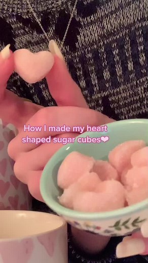 Heart Shaped Sugar Cubes Recipe Tutorial