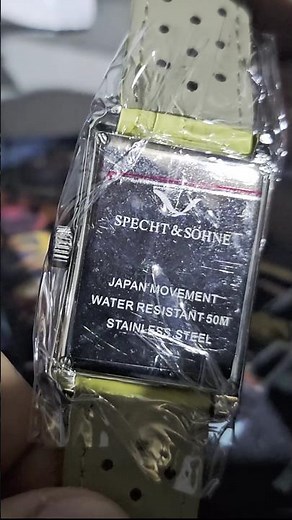 Reloj tank con segundero suave VH31 | Specht & Sohne tank #watch #aliexpress #vh31 #gebilcuber