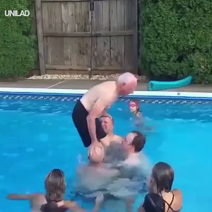 3.8M views · 72K reactions | "My grandpa always wanted to do a backflip in a swimming pool..."  Newsflare | UNILAD | Facebook