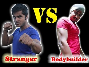 bodybuilder vs stranger fight
