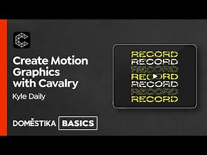 Introduction to Cavalry for Motion Graphics - Course by Kyle Daily | Domestika English