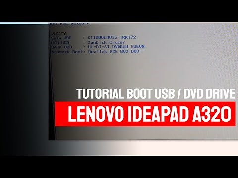 boot usb o dvd-rom su lenovo ideapad - tutorial facile