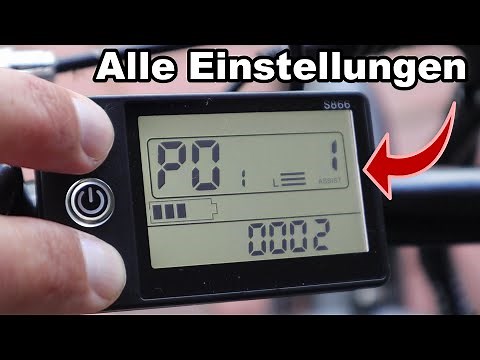 E-Bike Controller S866 Display Settings | P Settings for Hitway, ADO, Lankeleise and much more.