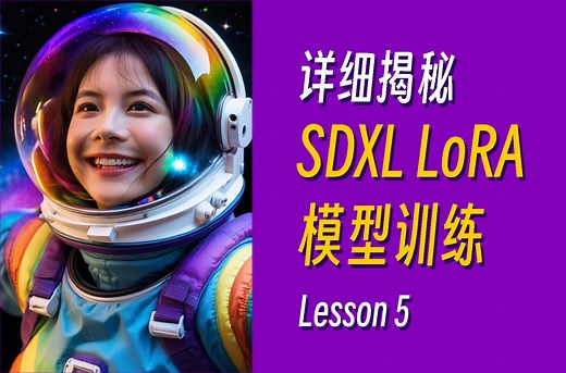 从零开始一步步带你训练自己的SDXL LoRA模型 Stablediffusion保姆级教程 包教包会