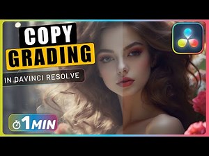 How to Copy Paste COLOR GRADE NODES with One Click in DaVinci Resolve