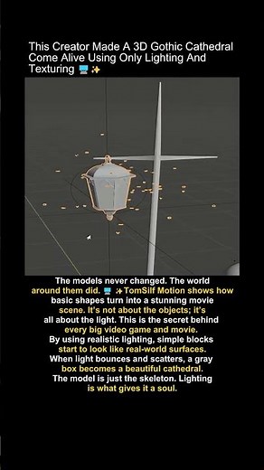 Realistic Lighting is All You Need #3d #blender #shorts