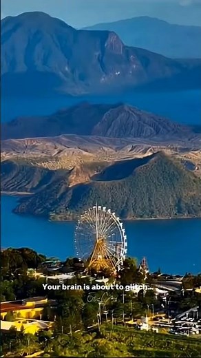 This Volcano Will Break Your Brain😳” #travel #philippines #islandinsideisland #volcano #earthfacts