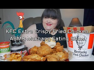KFC Original Recipe Fried Chicken ASMR Mukbang Eating Show