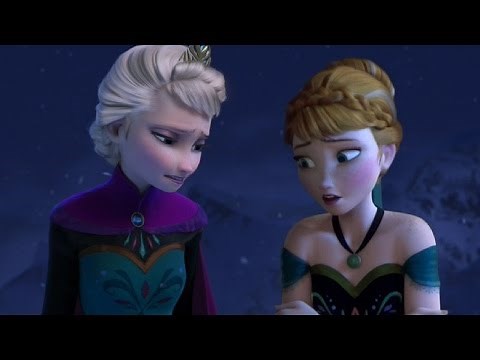 Elsa and Anna || I draw with chalk