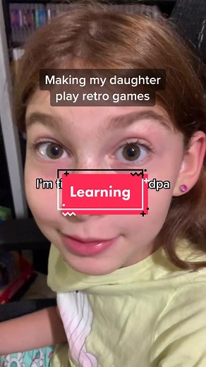 She just wants to play Roblox but I’m making her learn about the classics. #mario2 #supermariobros2 #tiredofthisgrandpa #toodamnbad