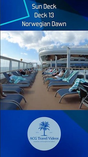 Sun Deck - Deck 13 - Norwegian Dawn