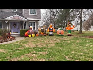 Thanksgiving 2020 Airblown inflatable display
