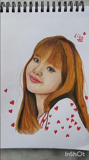 Lisa drawing ⭐#drawing #fanart #art #blackpink #lisa #newsong #jump #lisamanoban #trendingshorts