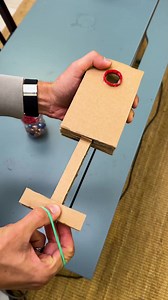 DIY Slingshot Using Only Cardboard and Rubber Bands | Crafty Panda