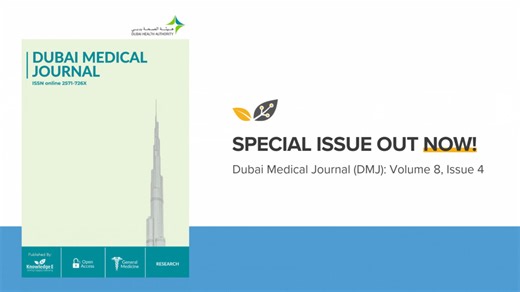 The latest issue of the Dubai Medical Journal (Volume 8, Issue 4) is...