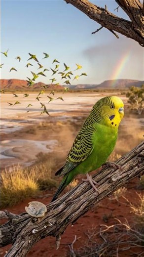 perruches ondulées origine d'Australie