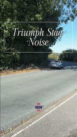 Triumph Stag Exhaust Noise! Amazing V8