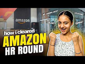 How To Clear Amazon Hr Round | I Got Selected! WFH Salary & Joining date?