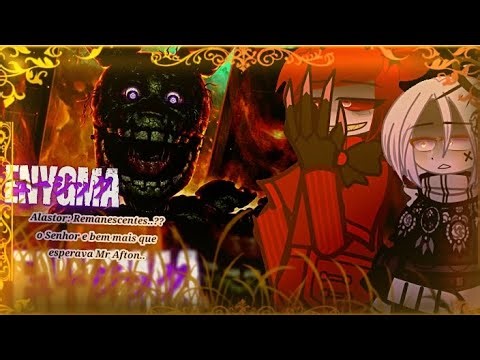 😈 Hazbin Hotel (AU) Reagindo ao Rap Sua Agonia | Springtrap/William Afton (FNaF) | Enygma 🩸