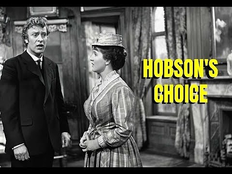 Patricia Routledge and Michael Caine in Hobson's Choice (1962)